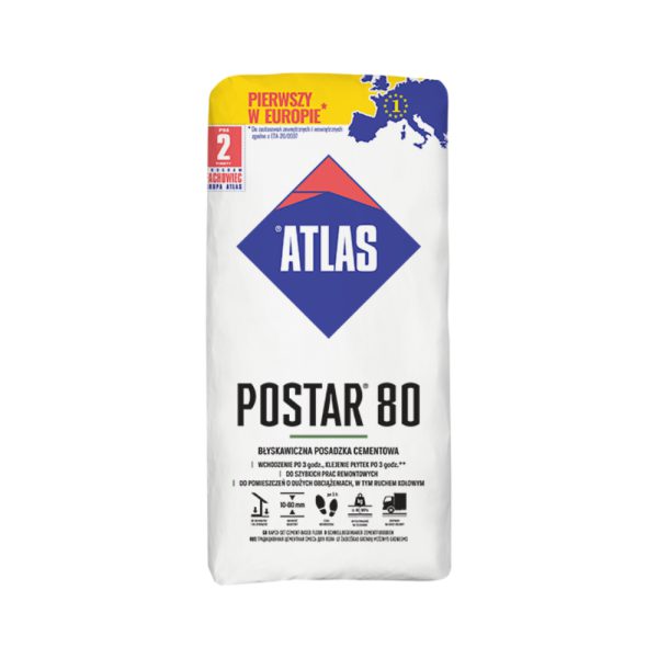 Atlas Postar 80 Snelle Cementvloer